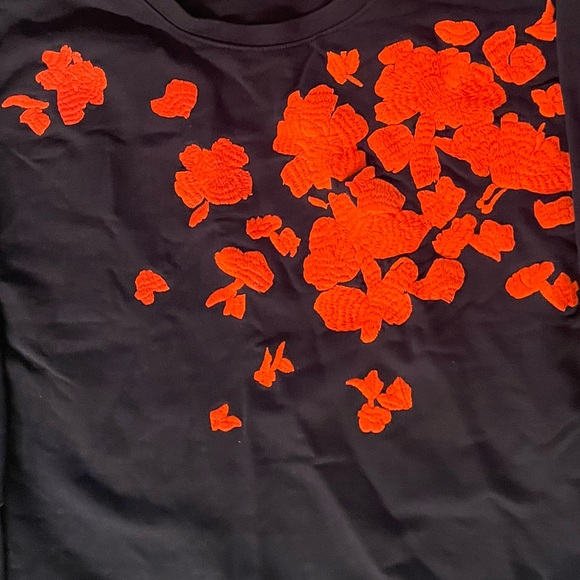 J. Crew Floral embroidered crew neck sweatshirt - Picture 14 of 16